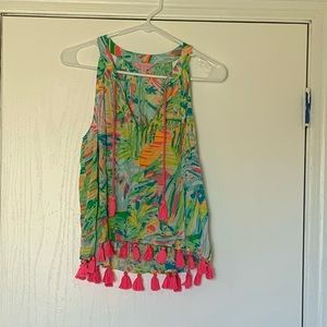 Lilly Pulitzer Roxi Tassel top